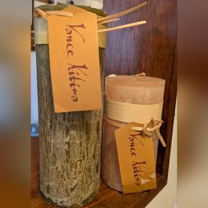 Vance Kitira Candles Set, Clean, Odorless And Smokeless. Sizes 6", 9"